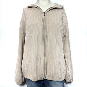 Y2K DKNY knitted zip up